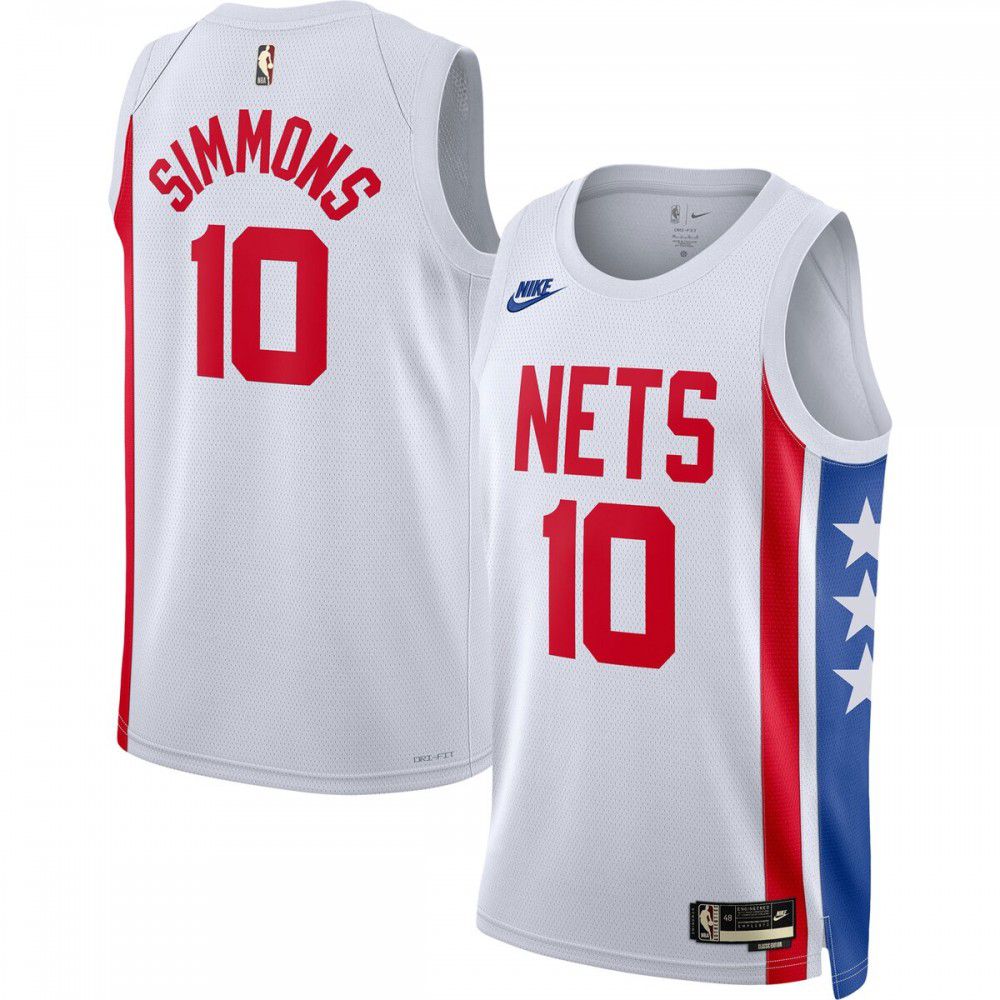 Ben Simmons Brooklyn Nets 2022/23 Swingman Jersey White - Classic Edition-Pro Kit Vault | Brand New 26/27 Sports Jerseys